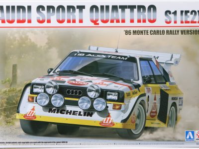 BEEMAX Audi Quattro S1 Rallye Monte Carlo 1986 No. 6 in 124