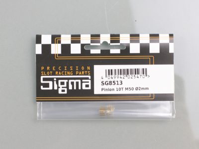 Messing Ritzel Sigma 10 Zähne M50 für 2mm Motorwellen SG8513